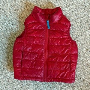 Primary Cherry Red Puffer Jacket
